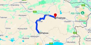 Patnos Taşlıçay Arası Kaç Km?