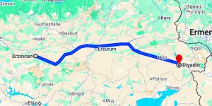 Erzincan Diyadin Arası Kaç Km?