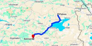 Patnos Batman Arası Kaç Km?
