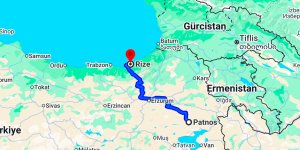 Patnos Rize Arası Kaç Km?