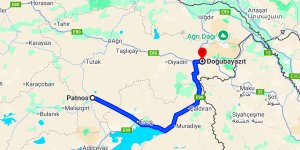 Patnos Doğubayazıt Arası Kaç Km?
