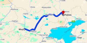 Muş Patnos Arası Kaç Km?