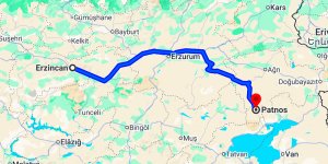 Erzincan Patnos Arası Kaç Km?