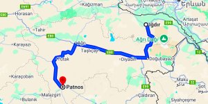 Iğdır Patnos Arası Kaç Km?
