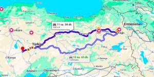 Ağrı Aksaray Arası Kaç Km?