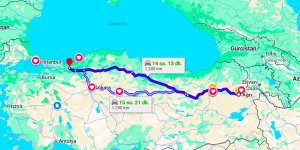 Ağrı Düzce Arası Kaç Km?