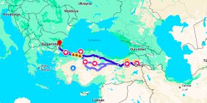 Ağrı Kırklareli Arası Kaç Km?