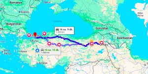 Ağrı Kocaeli Arası Kaç Km?