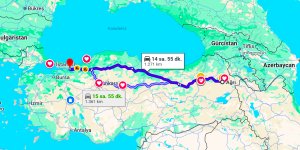 Ağrı Sakarya Arası Kaç Km?