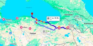 Ağrı Sinop Arası Kaç Km?