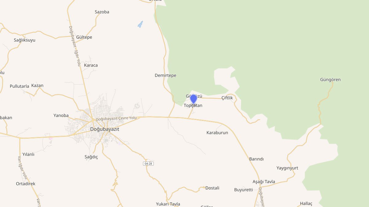 Topçatan Köyü (Kanîkork) Merkez/Doğubayazıt