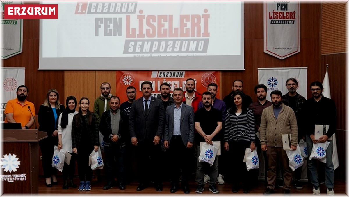 1. Fen Liseleri Sempozyumu'nun kapanış programı gerçekleştirildi