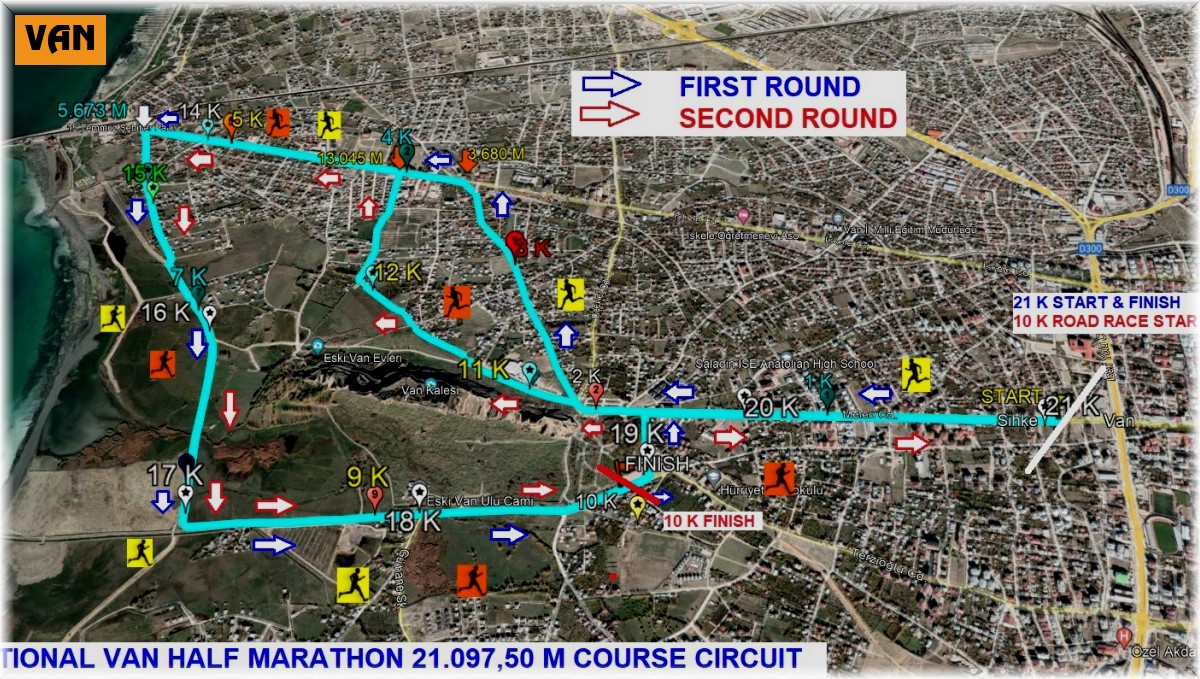 "1. Van Denizi Yarı Maratonu" başlıyor