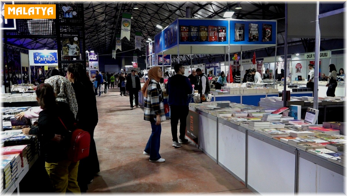 10. Malatya Anadolu Kitap ve Kültür Fuarı'na yoğun ilgi