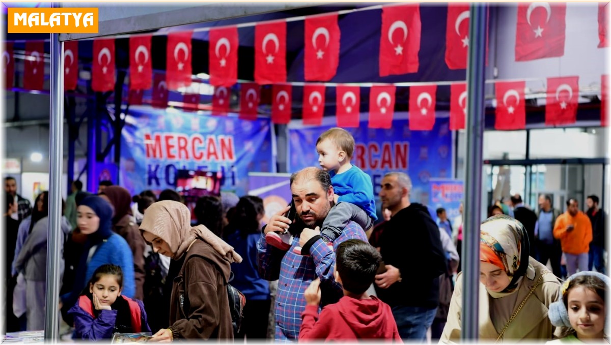 10. Malatya Anadolu Kitap ve Kültür Fuarı ziyaretçi akınına uğruyor
