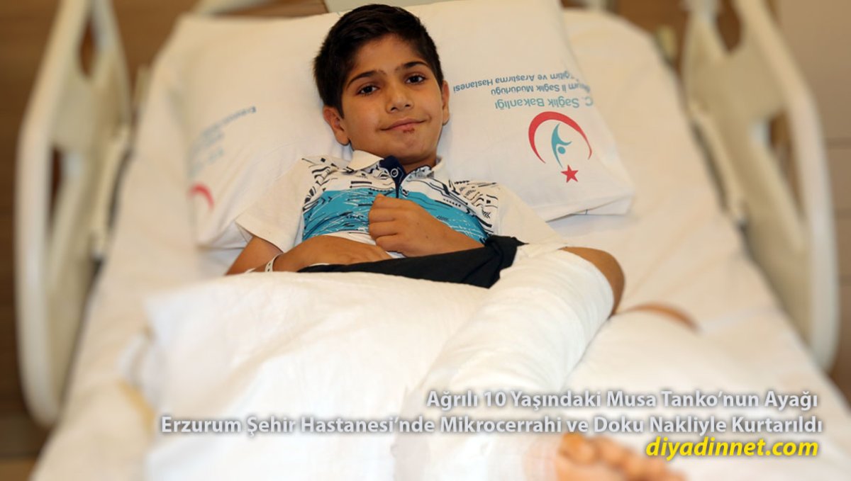 10 Yaşındaki Ağrılı Musa Tanko'nun Ayağı Kurtuldu, Hayali Değişti: Artık Doktor Olmak İstiyor