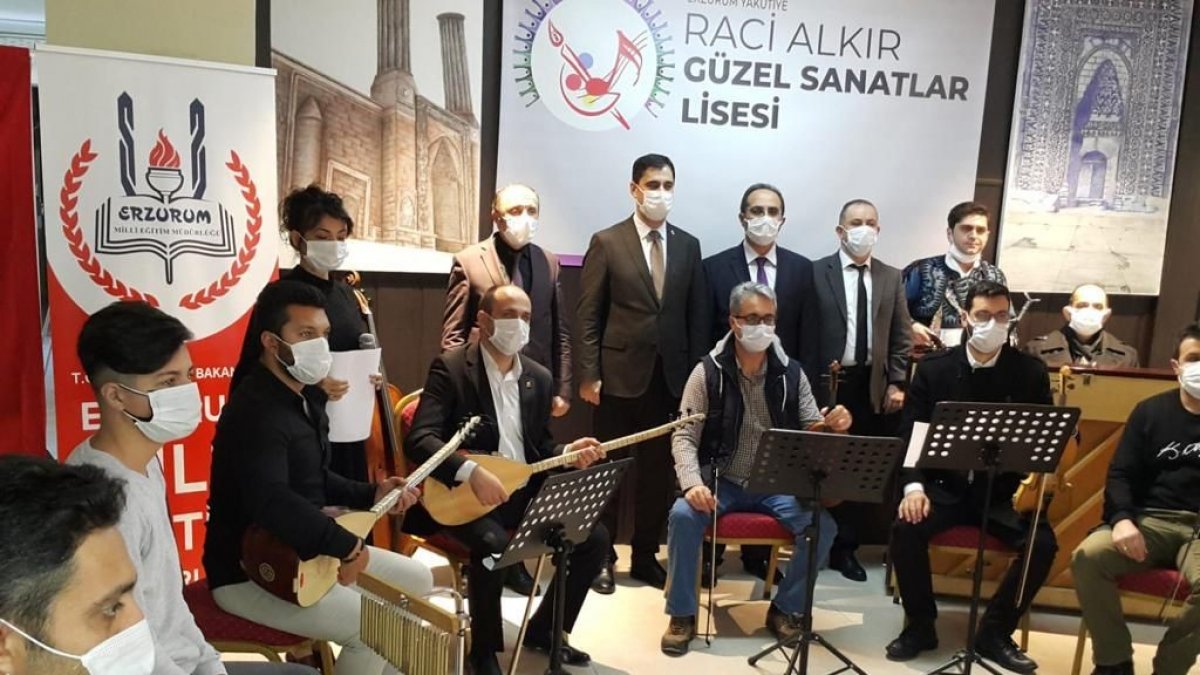 '1000 Meslek Lisesi Sanatsal Etkinliklerle Buluşuyor' projesi Erzurum'da başarıyla tamamlandı
