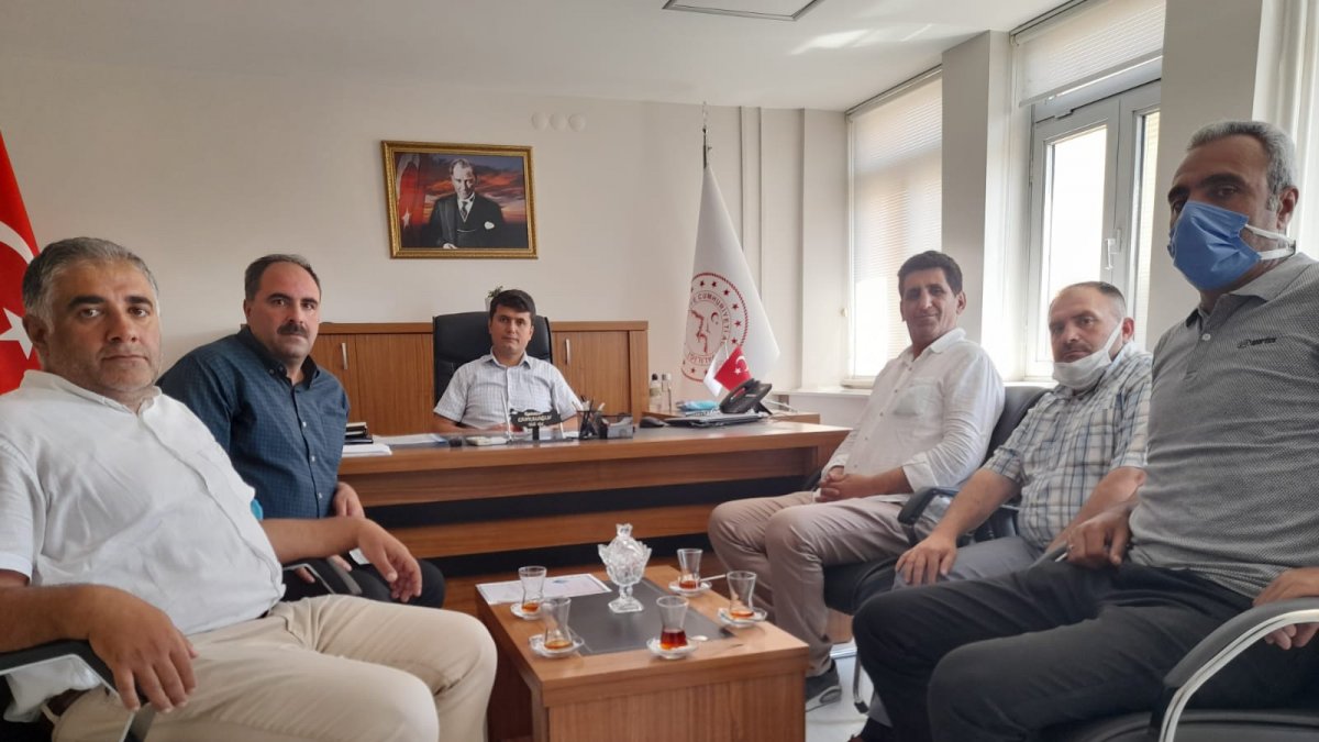 Ağrı’da Yurt Ay Der yönetimi, faaliyetlerini Vali Yardımcısı Cankaloğlu ile paylaştı