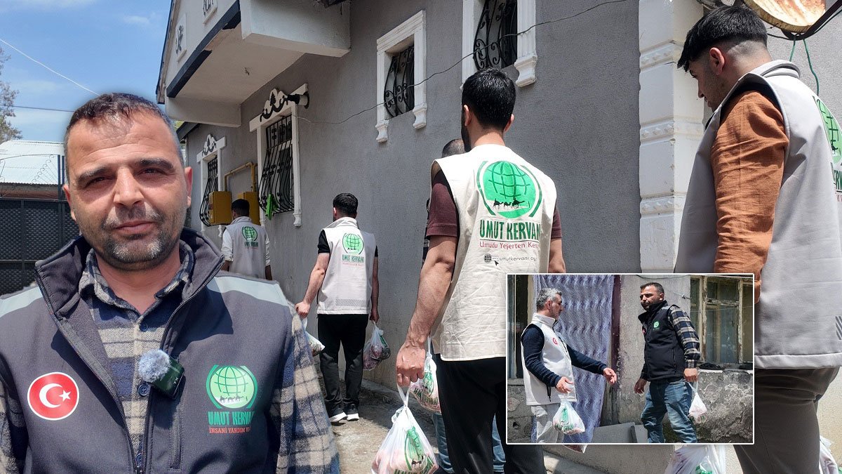 Umut Kervanı Ağrı'da yüzlerce ihtiyaç sahibi aileye kurban eti ulaştırdı