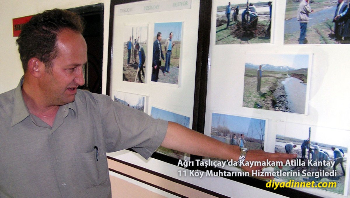 11 Muhtar Panoya Taşındı: Taşlıçay'da Köylerine Yaptıkları Hizmetler Sergileniyor
