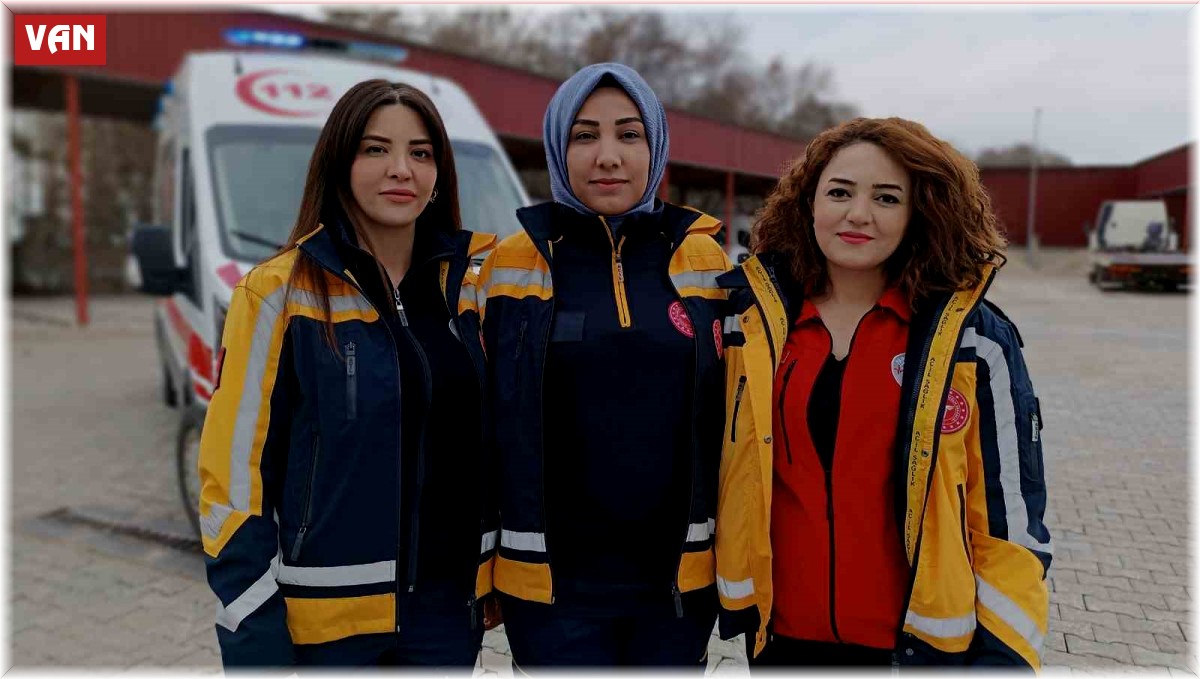 112'nin kadın kahramanları zorlu coğrafyada görev yapıyor
