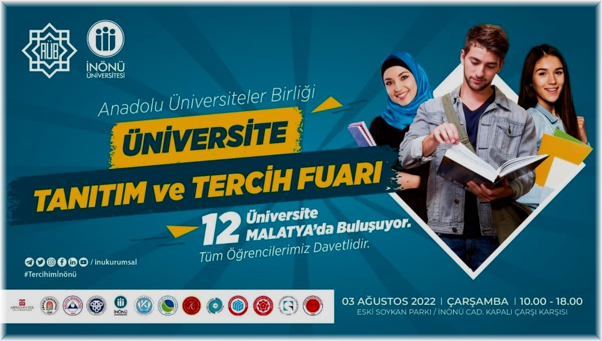 12 Üniversite Malatya Tercih Fuarında buluşacak