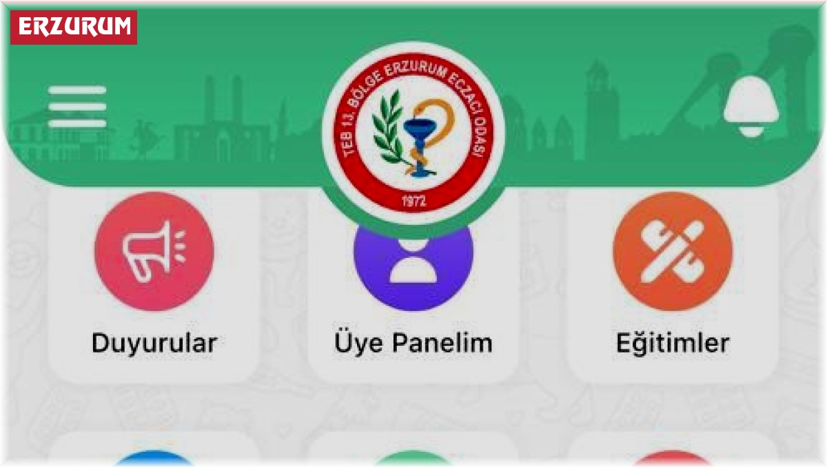 13'üncü Bölge Erzurum Eczacı Odası'nda 'Mobil Uygulama' dönemi