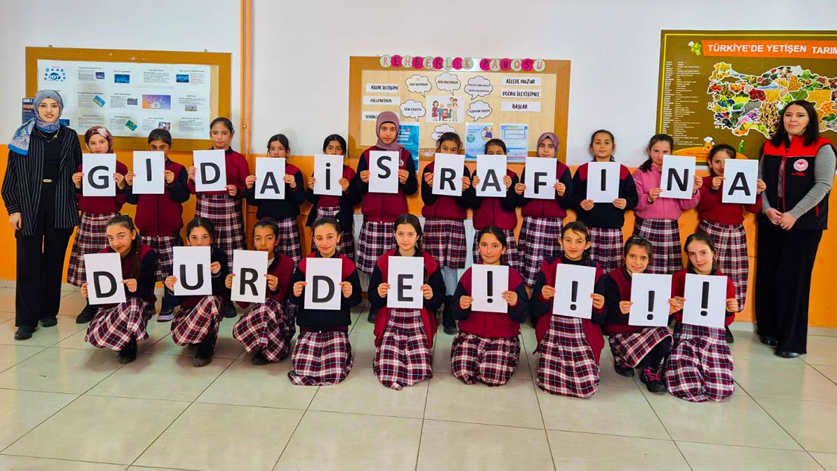 Tutak’ta Öğrenciler Gıda İsrafının Çevreye ve Aile Bütçesine Etkilerini Öğrendi