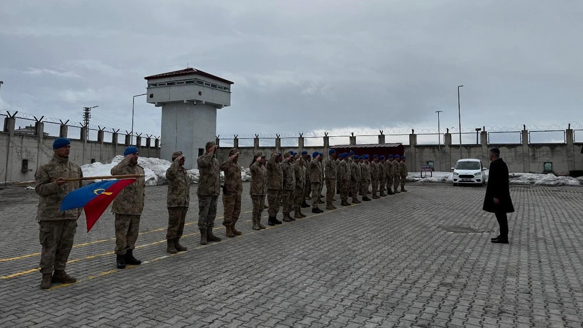 Kaymakam Korkusuz’dan jandarma personeline bayram ziyareti