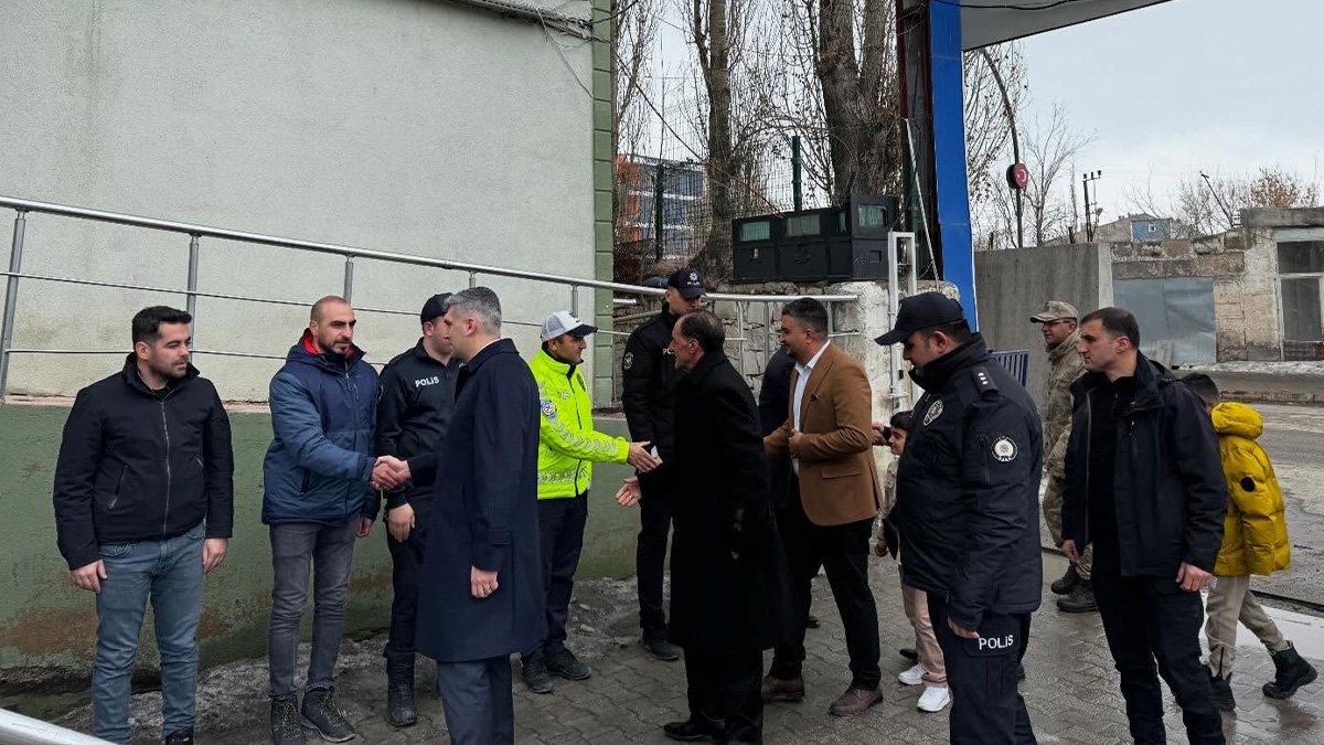 Kaymakam Korkusuz’dan emniyet personeline bayram ziyareti