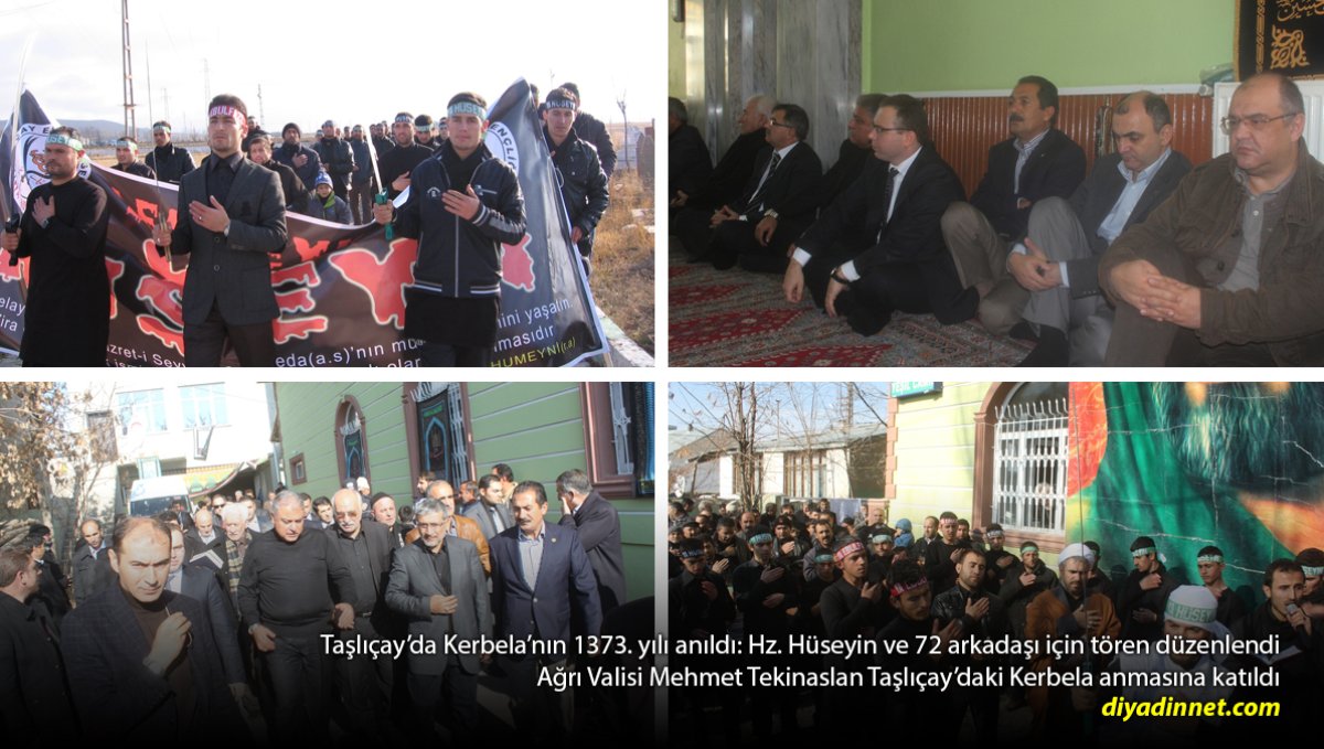 1373 yıl sonra aynı hüzün: Taşlıçay'da Kerbela şehitleri anıldı