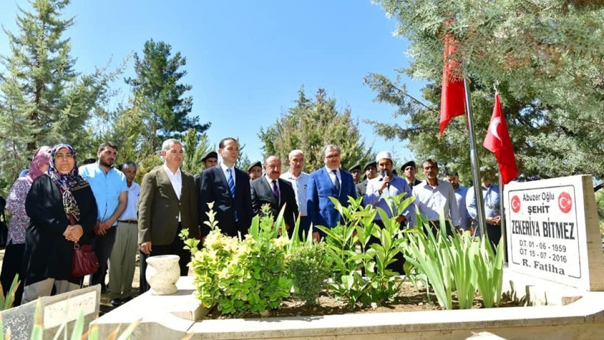 15 Temmuz şehidi kabri başında dualarla anıldı