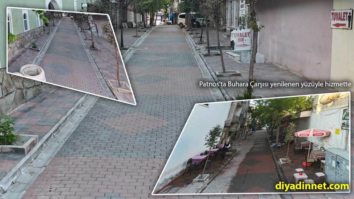 Patnos'ta Buhara Sokak Yenilendi, Çarşı Daha Modern ve Kullanışlı Hale Geldi