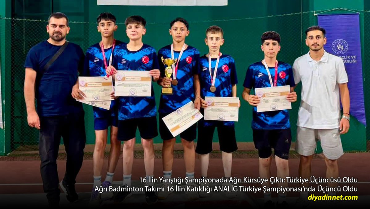 16 İlin Katıldığı Türkiye Şampiyonası'nda Büyük Başarı: Ağrı Türkiye Üçüncüsü Oldu