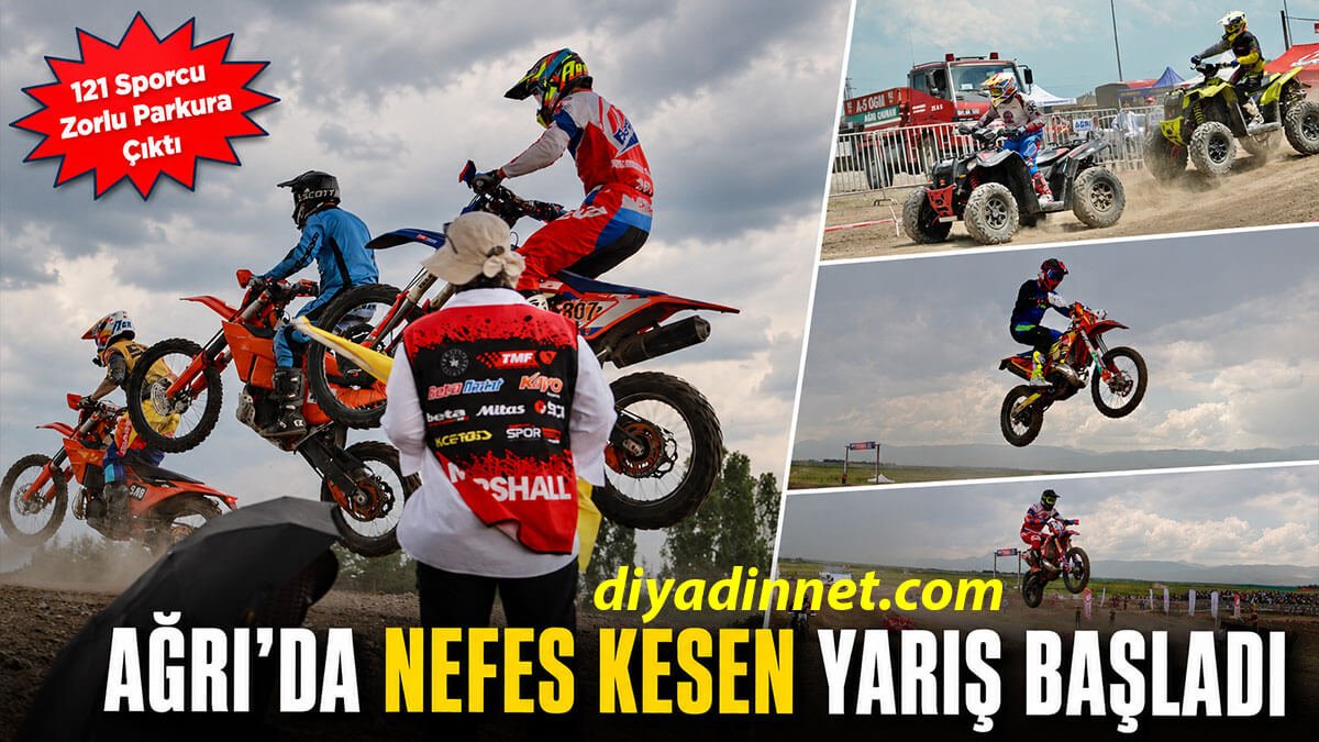 Ağrı'da Nefes Kesen Türkiye'nin En Yüksek Rakımlı Enduro Yarışı Başladı: 121 Sporcu Zorlu Parkura Çıktı