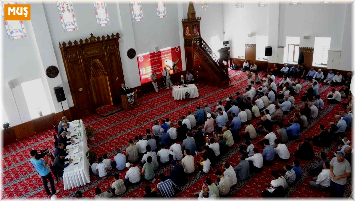 18. Kur'an-ı Kerim'i Güzel Okuma Yarışması Türkiye Finali Muş'ta yapıldı