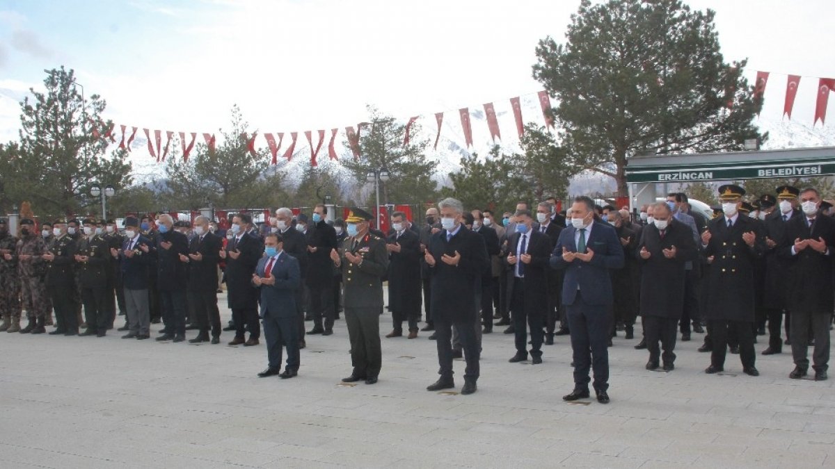 18 Mart Çanakkale Zaferi Erzincan'da törenle kutlandı