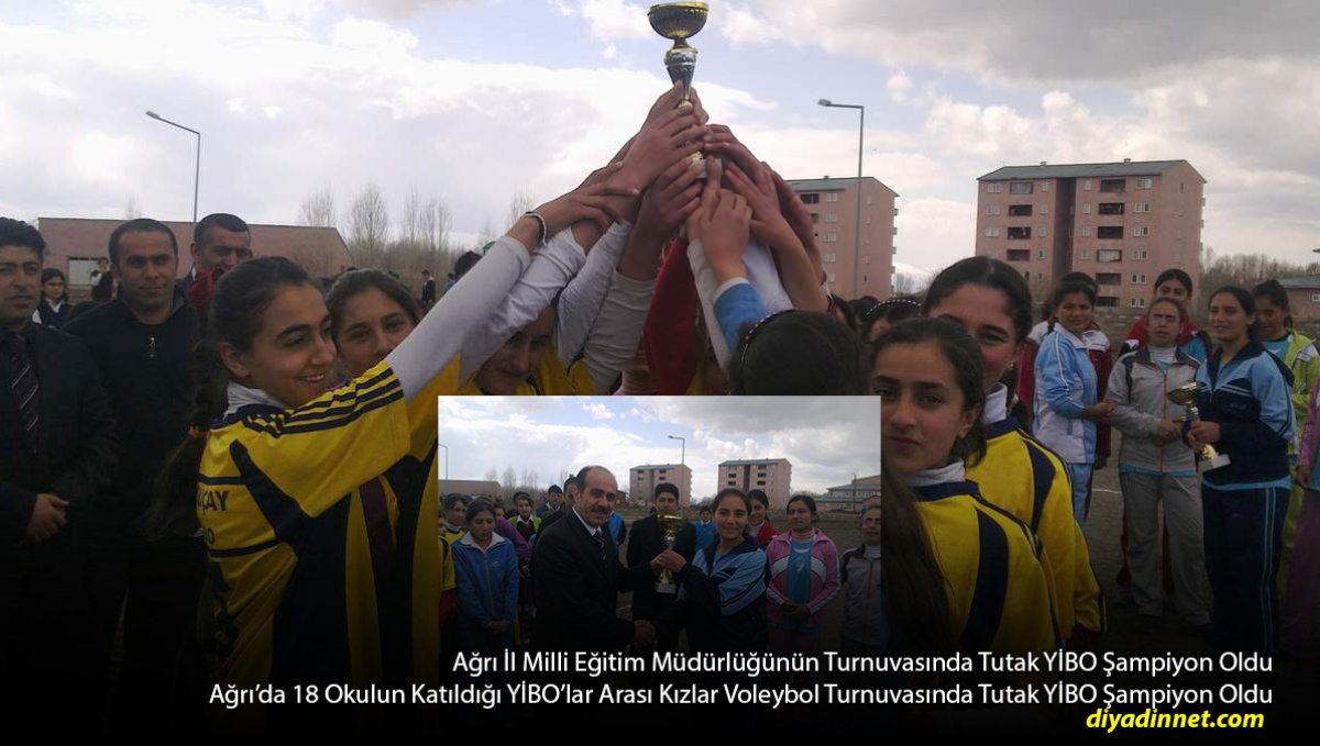18 Okulun Yarıştığı Turnuvada Şampiyon Tutak YİBO Oldu