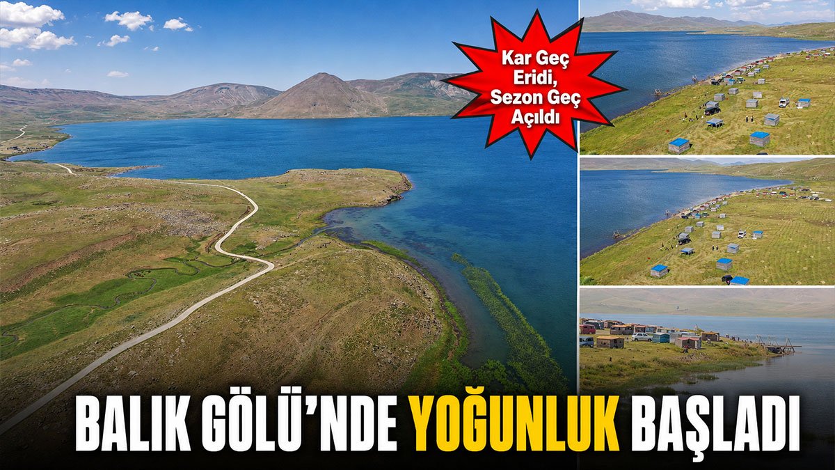 Ağrı'da Sıcaklık 32 Dereceyken Balık Gölü'nde 20-21 Dereceyi Geçmiyor!