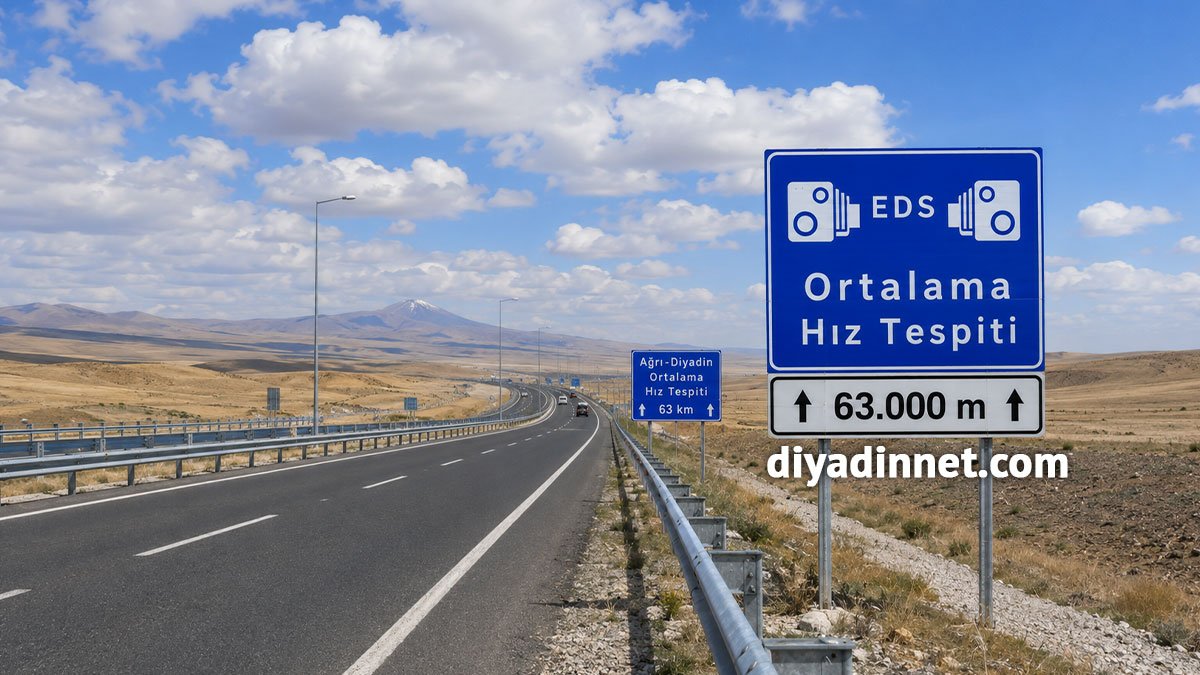 Ağrı'da EDS Dönemi Başlıyor, Ortalama Hız Tespit Sistemi Devreye Giriyor