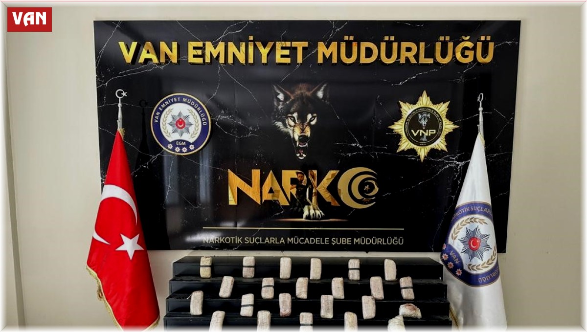 Van'da 13 kilo 534 gram uyuşturucu ele geçirildi - Van Haber Haberleri