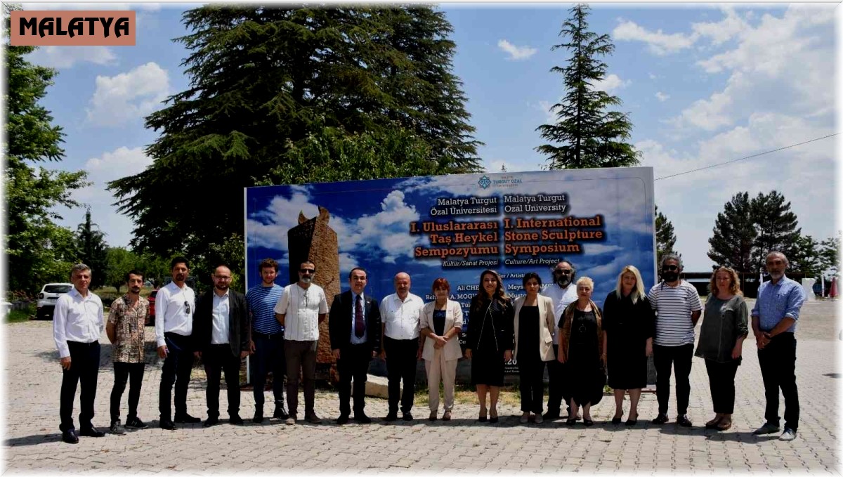 1.Uluslararası Taş Heykel Sempozyumu açılış töreni düzenlendi