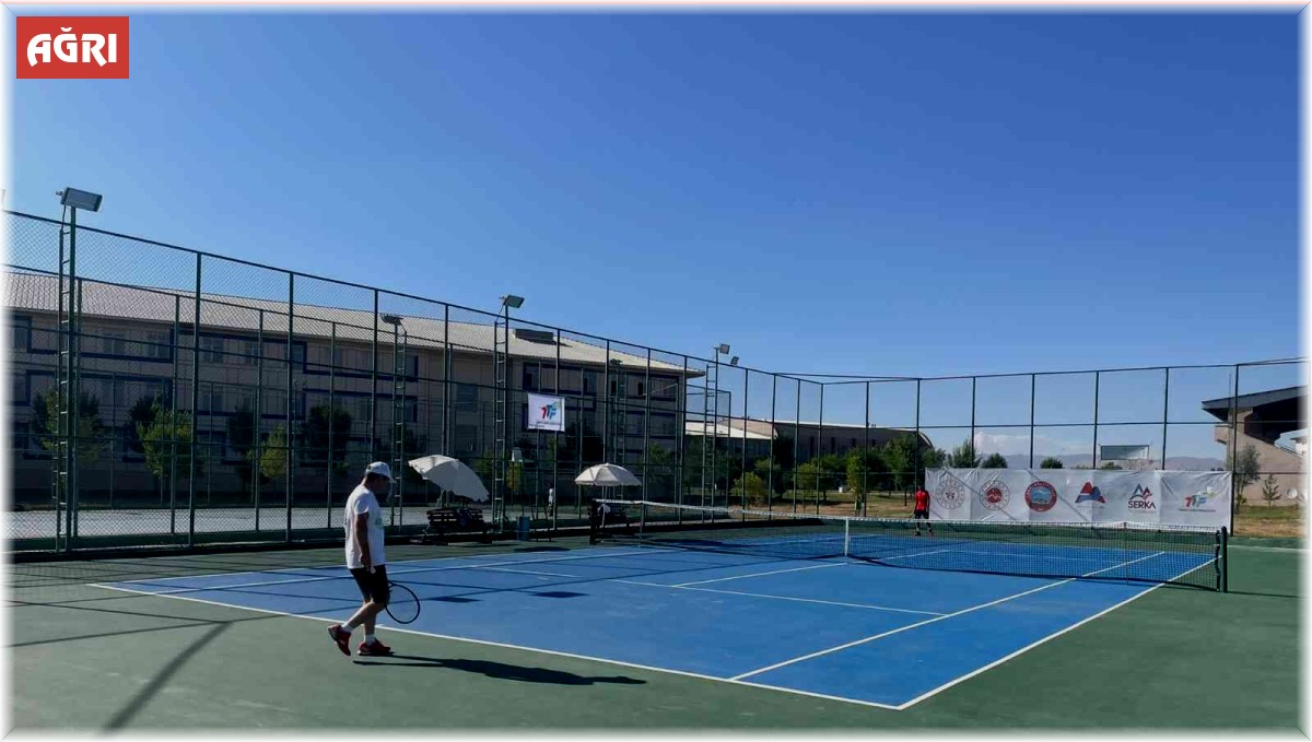 2. Ağrı Dağı Tenis Turnuvası başladı
