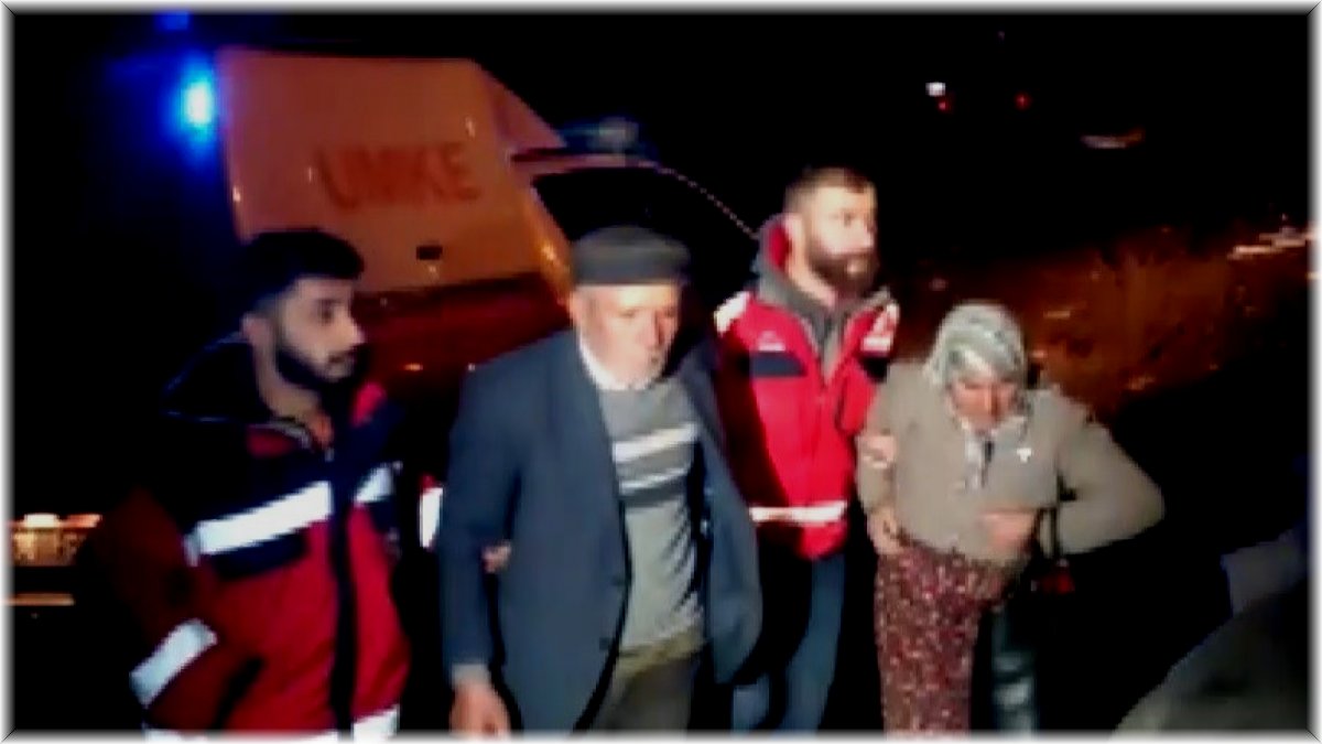 2 bin 900 rakımdaki yaylada tipide mahsur kalan evli çift ekipler tarafından kurtarıldı