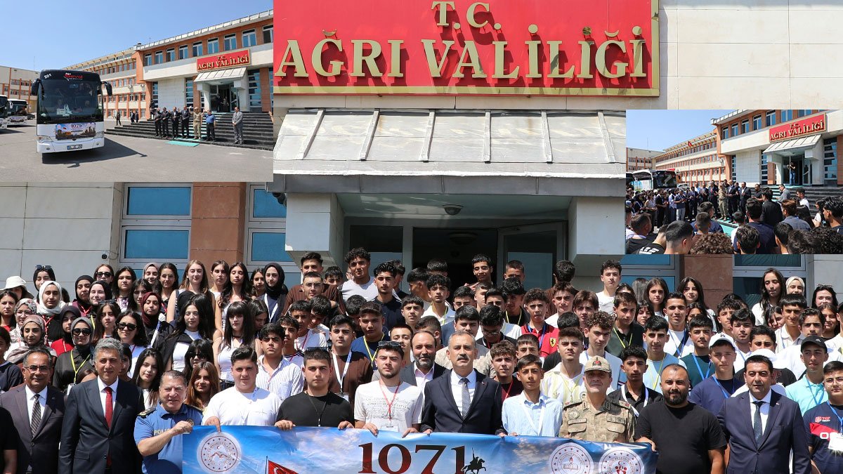 200 Öğrenci Ağrı'dan Yola Çıktı: Ahlat, Çanakkale ve Ankara'yı Gezecek