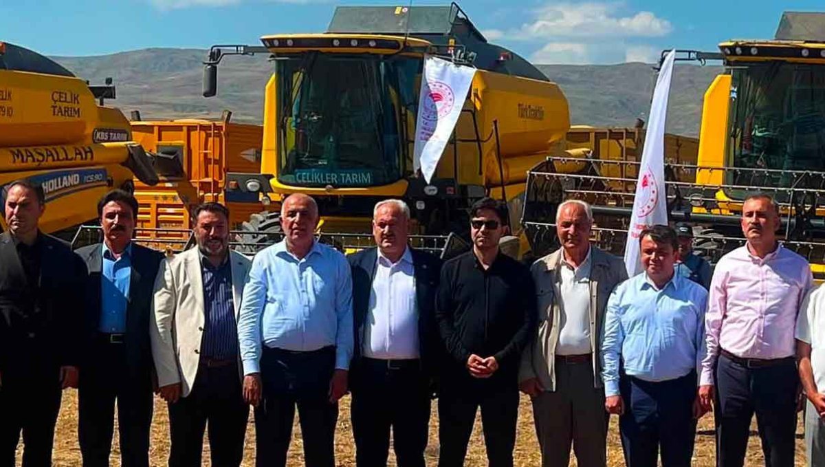 ATSO Başkanı Saim Alpaslan Eleşkirt'te 2026 Hububat Hasadına Katıldı