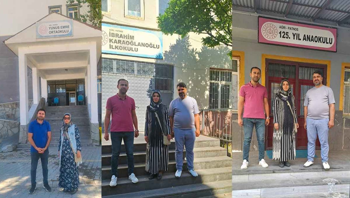 Patnos'ta 3 Okul Tek Tek İncelendi: Bakım ve Tadilat İhtiyaçları Belirlendi