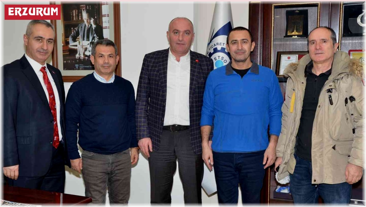 2023 ISF kış oyunları heyetinden ETSO'ya ziyaret