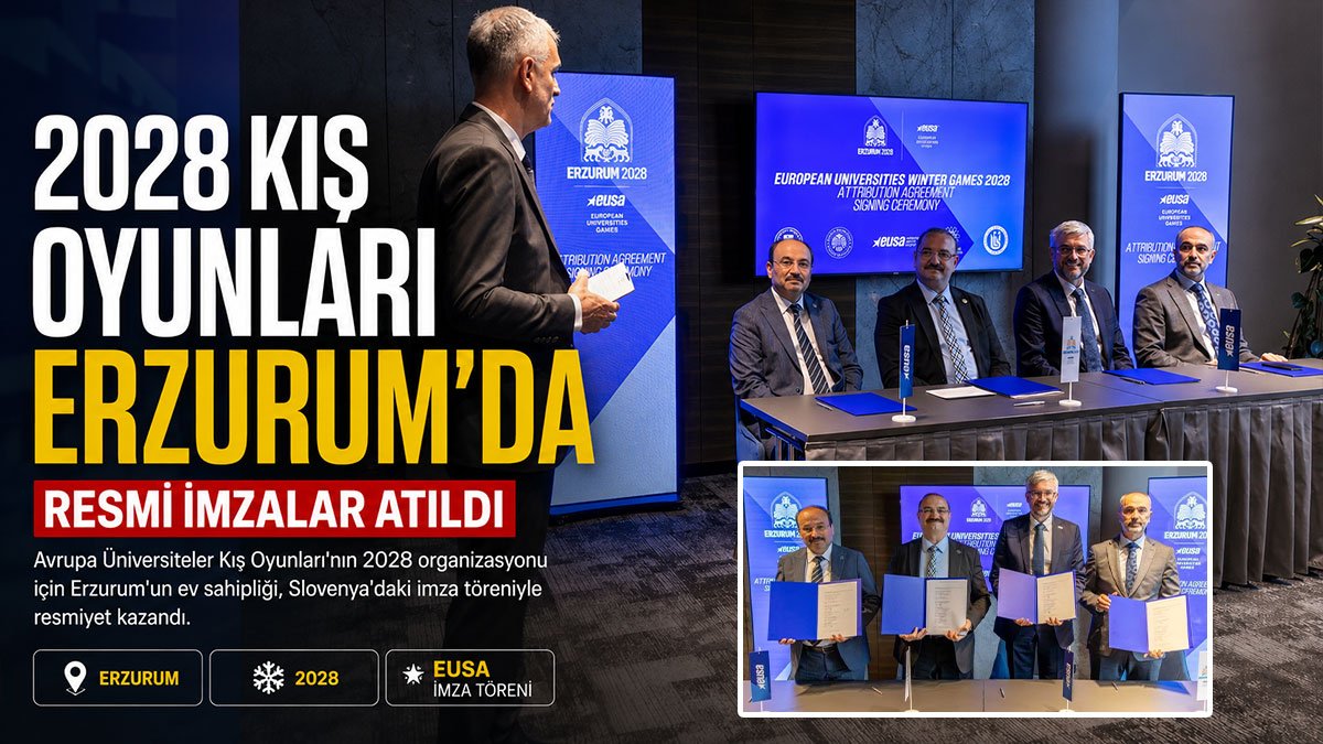 2028 Avrupa Üniversiteler Kış Oyunları Erzurum'da düzenlenecek