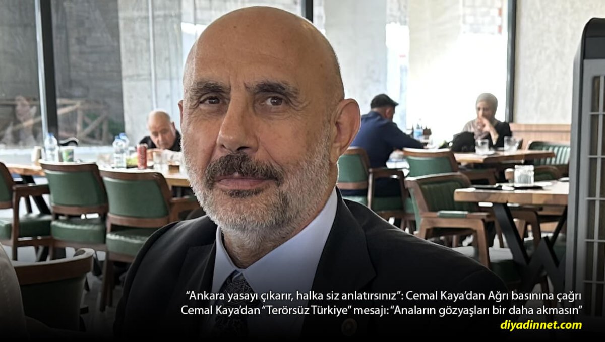 Cemal Kaya'dan "Terörsüz Türkiye" mesajı: "Anaların gözyaşları bir daha akmasın"